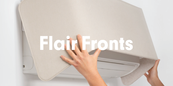 Designfront för innedelar till Värmepump & AC